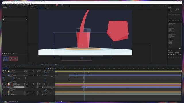 Tutorial: How to Create Liquid Animation in After Effects смотреть онлайн