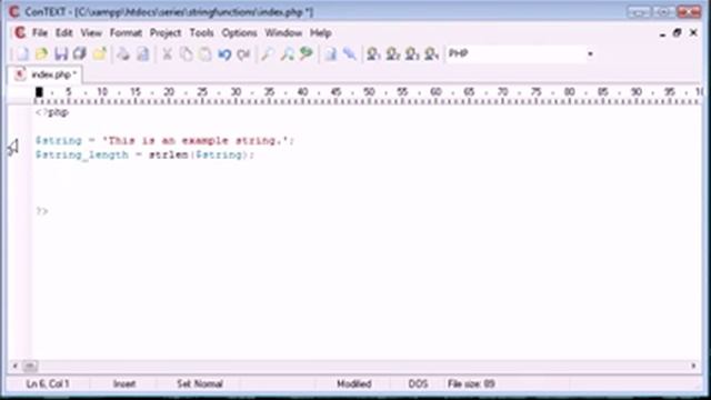 Anfänger PHP Tutorial-36-String-Funktionen-Teil 3 смотреть онлайн