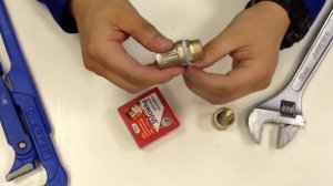 Уплотнительная нить "РЕКОРД"- Сборка резьбового соединения с использованием уплотнительной нити