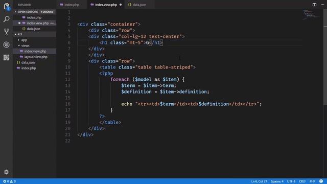 4.3 PHP Fundamentals - Parse JSON and Output Data смотреть онлайн
