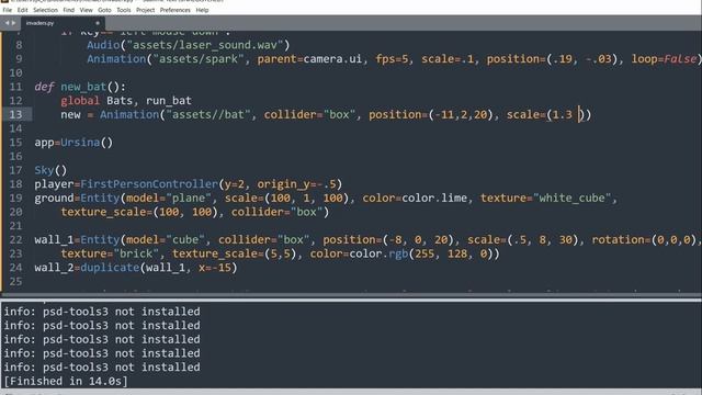 Space Invaders – a 3D FPS (First-Person Shooter) Game in Python with Ursina Engine смотреть онлайн
