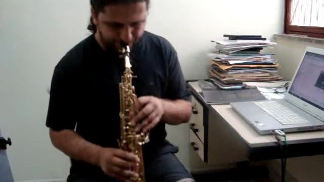 How to play and improvise Jazz - Jamey Aebersold - soprano saxophone by Fabio Coruja смотреть онлайн