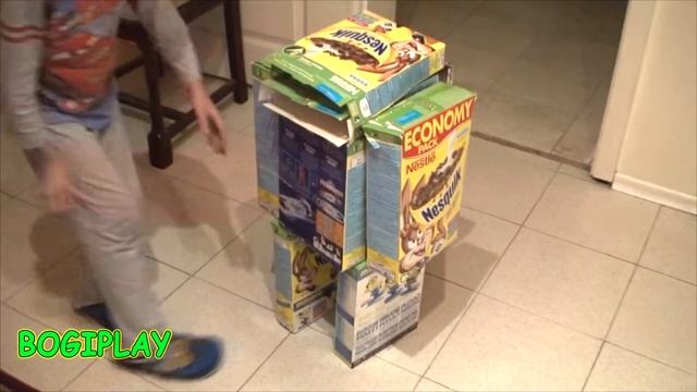 Робот Робик своими руками из коробок несквик смотреть онлайн