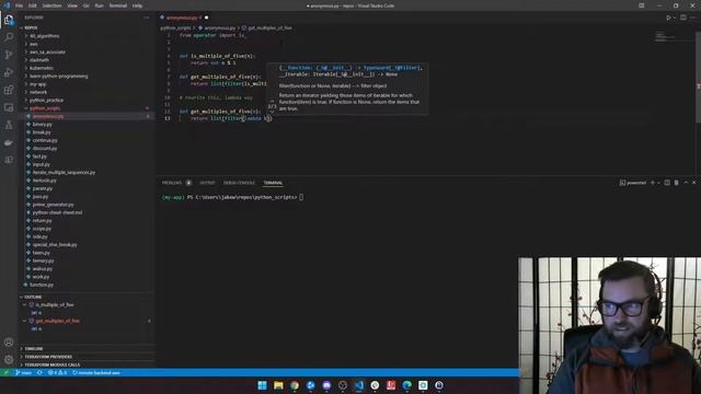 4.10 - Learn Python: The Anonymous Function... Lambda смотреть онлайн