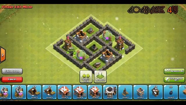 Clash of Clans - Town Hall 4 (TH4) Farming Base смотреть онлайн
