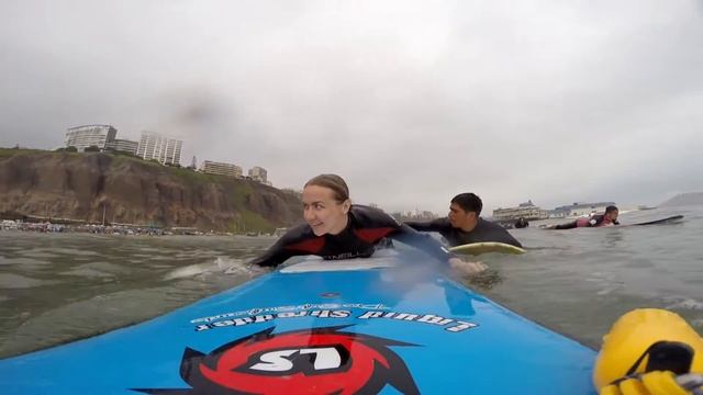 сёрфинг в Лиме (Перу февраль-март 2016) смотреть онлайн