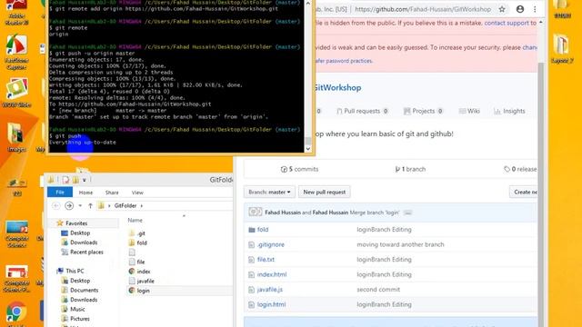Git tutorial Part 2 with GitHub смотреть онлайн