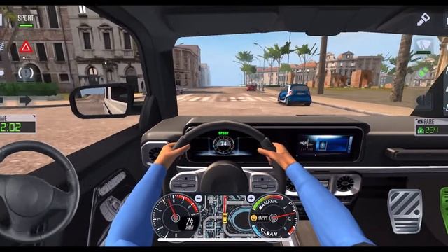 Taxi Sim 2020 | Mercedes-Benz G Class G63 AMG - SUV Cab Gameplay ( iOS/Android ) смотреть онлайн