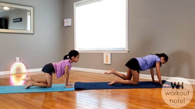 KIDS PILATES WORKOUT to "THIS IS ME" by MINI POP KIDS смотреть онлайн