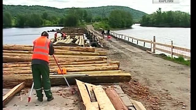 Начался ремонт дороги в сторону Вяртсиля смотреть онлайн