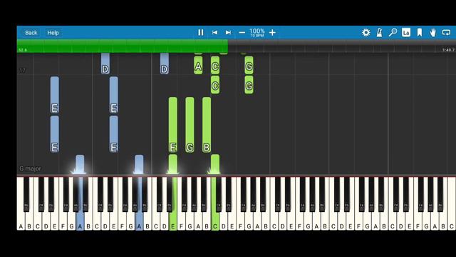The Unforgiven - Metallica - (Version 3) - Synthesia Piano Tutorial смотреть онлайн