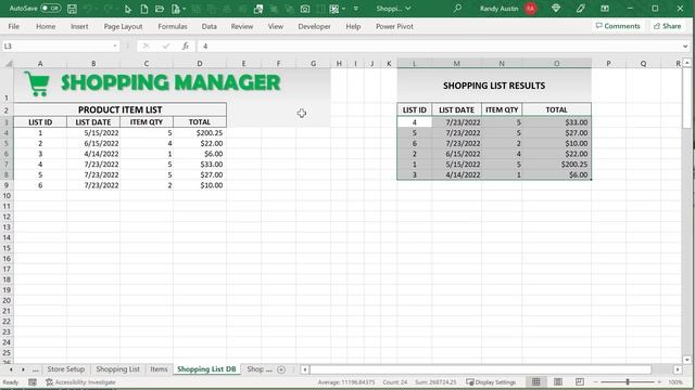 Optimize Your Shopping Lists With The Ultimate Excel Shopping Manager Application [FREE DOWNLOAD] смотреть онлайн