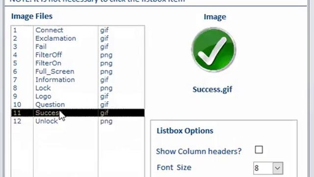 Listbox Mouse Move Images смотреть онлайн