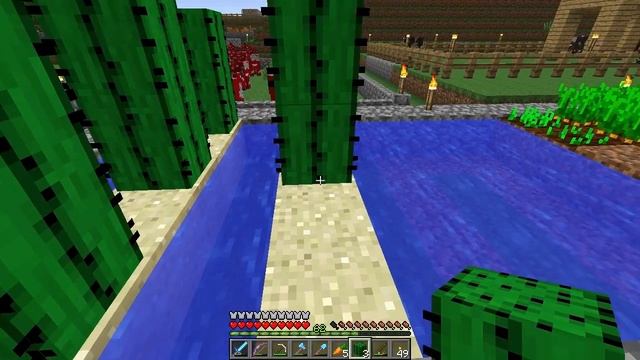 Minecraft Cactus Guide (A guide to cacti, planting, damage from them, green dye) смотреть онлайн