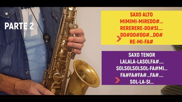 🎷Aprende a tocar esta hermosa canción 💋 BESAME MUCHO 😘 Para SAXOFON alto y tenor🎷 смотреть онлайн