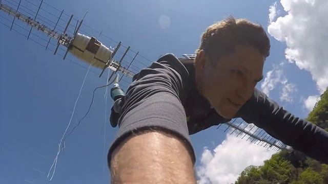 Bungee 207m @ Sochi Skypark смотреть онлайн