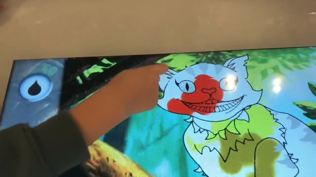 Игра на большом планшете,рисуем Кота, Новый Лего город. смотреть онлайн