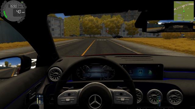 MERCEDES BENZ A200 | CITY CAR DRIVING 1.5.9.2 | G29! смотреть онлайн
