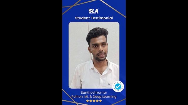 Student Testimonial | Santhosh - Python, ML & Deep Learning | SLA Institute | Softlogic Systems смотреть онлайн