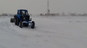 Мтз 82 турбо шнекоротор (чистка снега)