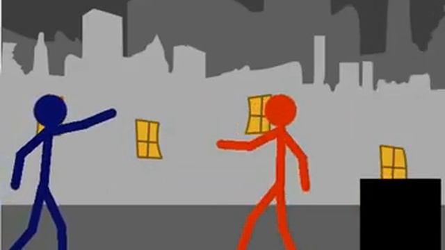 Жёсткий бой стикманов ( Сделано в рисуем мультики 2 ) смотреть онлайн
