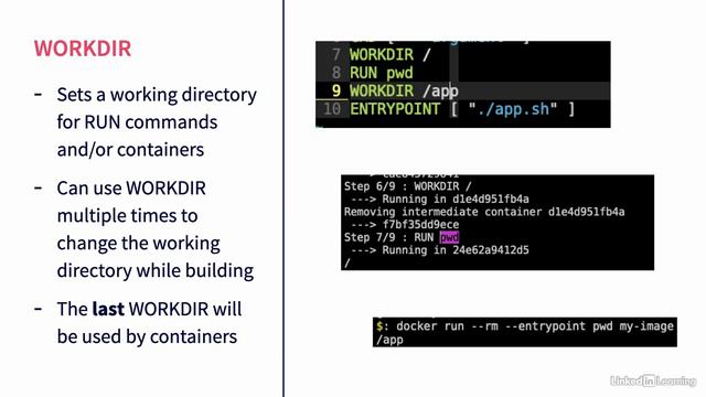 4.11_Other helpful Dockerfile commands - Docker Essential Training смотреть онлайн