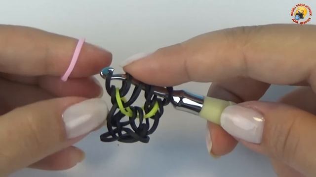 Браслет крючком из резинок Rainbow Loom - Легкий, простой и красивый! смотреть онлайн