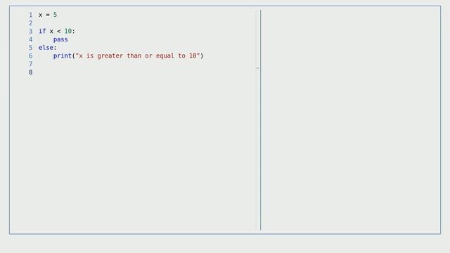 Python - Loops: Pass Keyword смотреть онлайн