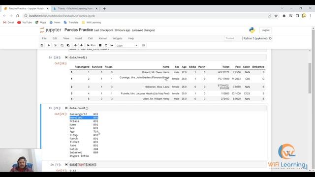 Python Pandas Tutorial | Pandas Library - Python Programming | Python Tutorial | Wifi Learning смотреть онлайн