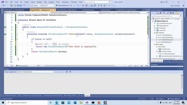 .NET 6.0 Blazor custom validation | RequiredIf validation in Blazor смотреть онлайн
