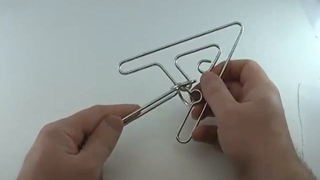 Solution for The "A" Puzzle from Puzzle Master Wire Puzzles смотреть онлайн