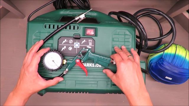 Parkside Air Pump with Piston Compressor PKZ 180 C5 REVIEW / TEST (Lidl 8bar 180l 3550 1100W) смотреть онлайн