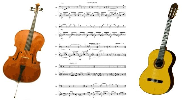 Now and then again for cello and guitar смотреть онлайн
