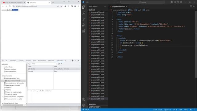 Curso de JavaScript: DOM - API localStorage – conceptos básicos смотреть онлайн