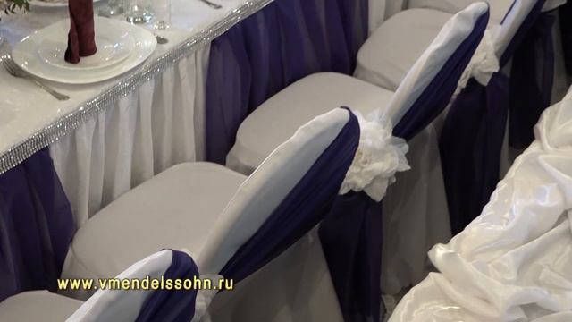 Украшение банкетного зала в ФИОЛЕТОВОМ цвете. Валентина Мендельсон смотреть онлайн