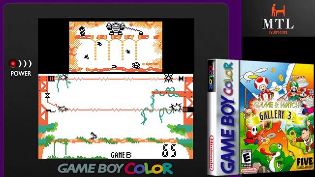 Game & Watch Gallery 3 (GBC Emulated) Donkey Kong II / Classic / Hard / 164 смотреть онлайн