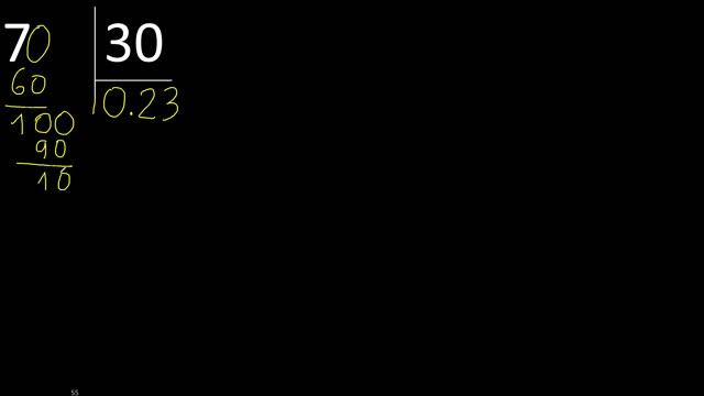 Dividir 7 entre 30 , division inexacta con resultado decimal . Como se dividen 2 numeros смотреть онлайн