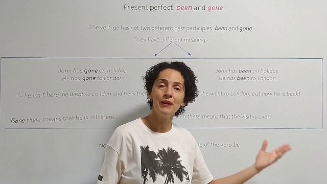Present perfect 4: been and gone (español, A2 - B1). смотреть онлайн