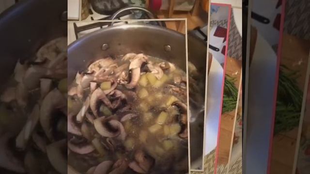 Сливочно-грибной суп-пюре