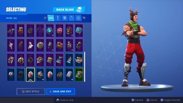 BEFORE YOU BUY - NEW "RED-NOSED RANGER" SKIN Showcased With 60+ BACK BLINGS! Fortnite Battle Royale смотреть онлайн