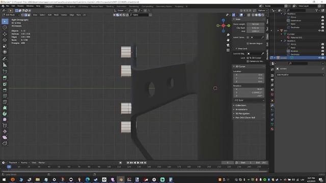 Steering wheel modeling in Blender 3D for Assetto Corsa смотреть онлайн