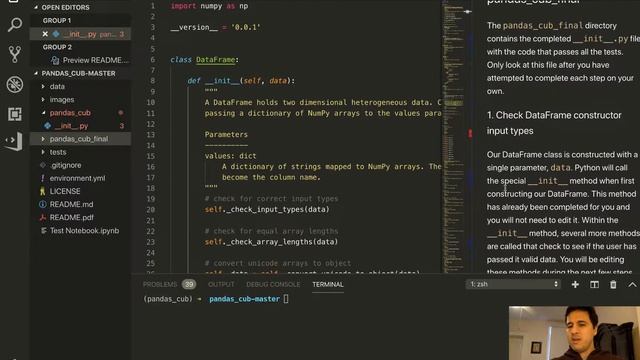 Build a Data Analysis Library from Scratch in Python (11/57): Getting Ready to Start Pandas Cub смотреть онлайн