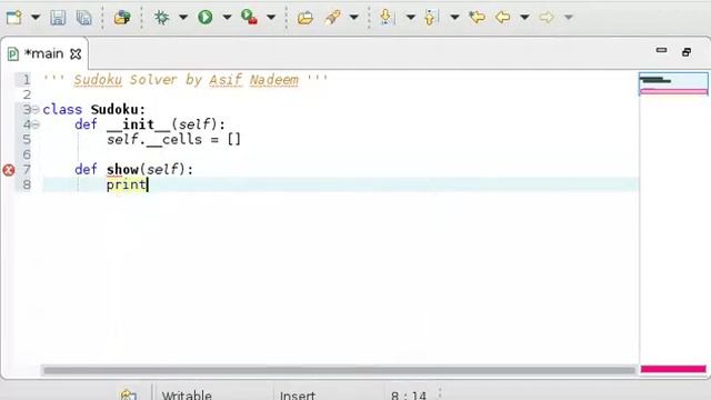 Learn Python making Sudoku Solver: Step 1 - Starting base смотреть онлайн