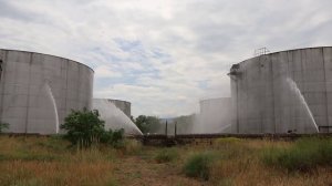 Пожарно-тактические учения Нефтебаза