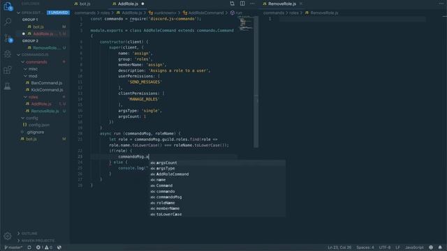 Discord.JS Commando - Adding/Removing Roles смотреть онлайн