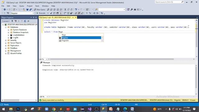 C # - C sharp Registration form with sql server connection смотреть онлайн