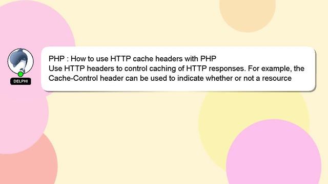 PHP : How to use HTTP cache headers with PHP смотреть онлайн