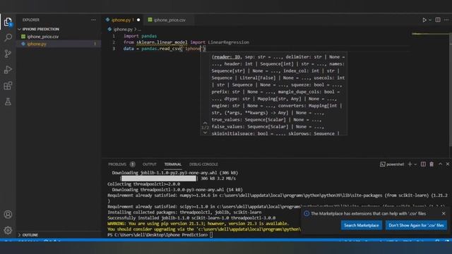 Predict IPhone Price Using Machine Learning | Python | Linera Regression смотреть онлайн