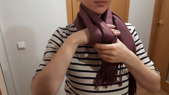 3 способа красиво завязать шарф смотреть онлайн